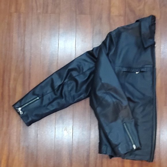 Leather R&R Bomber Style Jacket - Picture 2 of 5